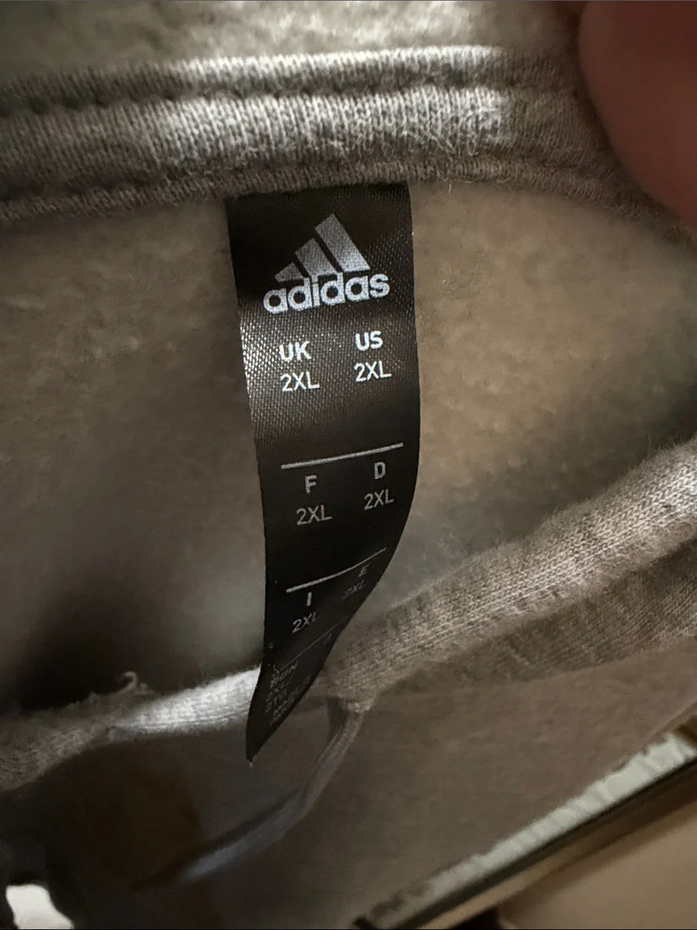 Men’s Adidas Gray With Gold Logo 2XL